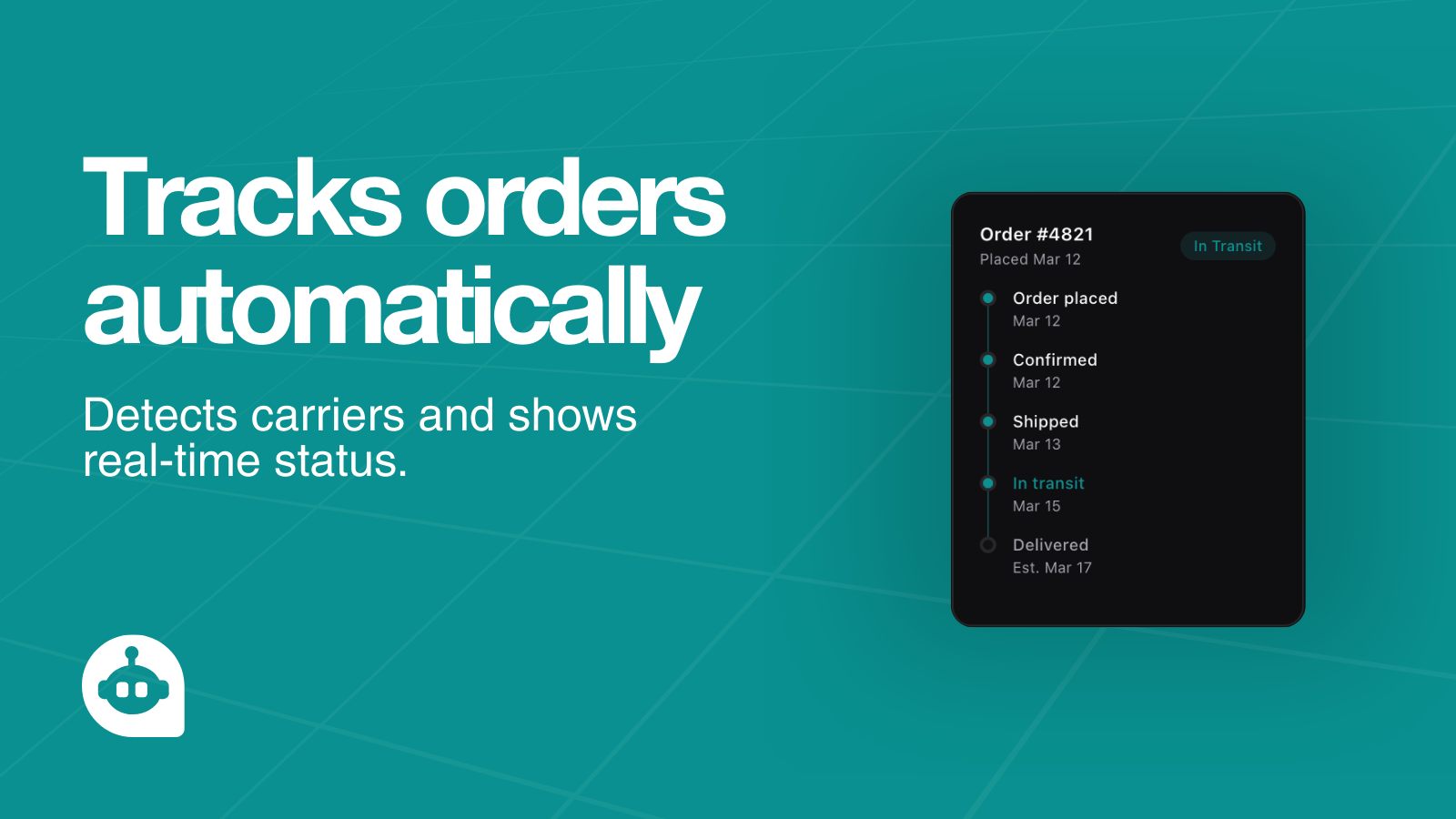 Automatic Order Tracking - Screenshot Shopify Cloze
