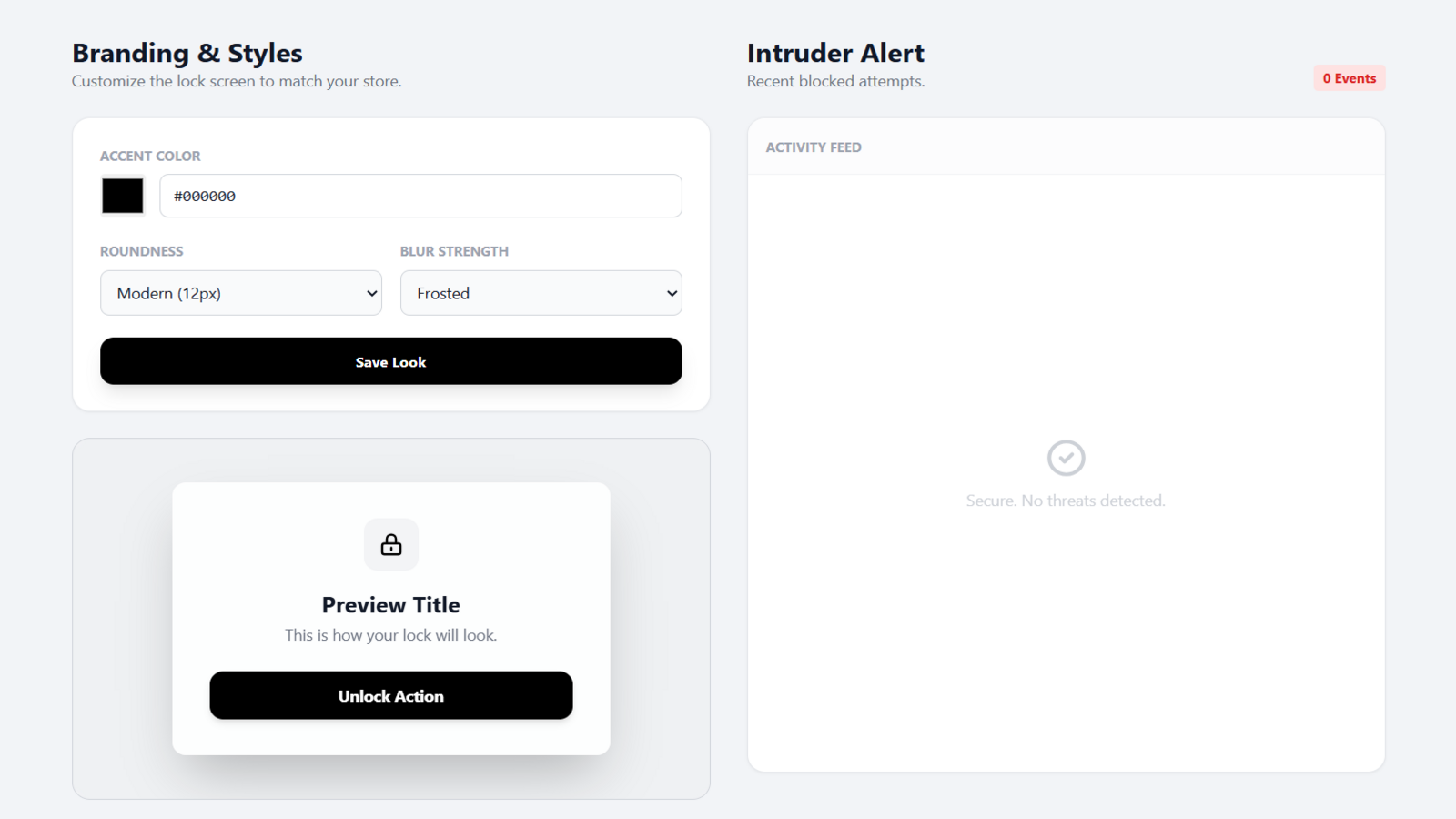 Analytics & Branding Vault Guard - B2B Advanced lock 