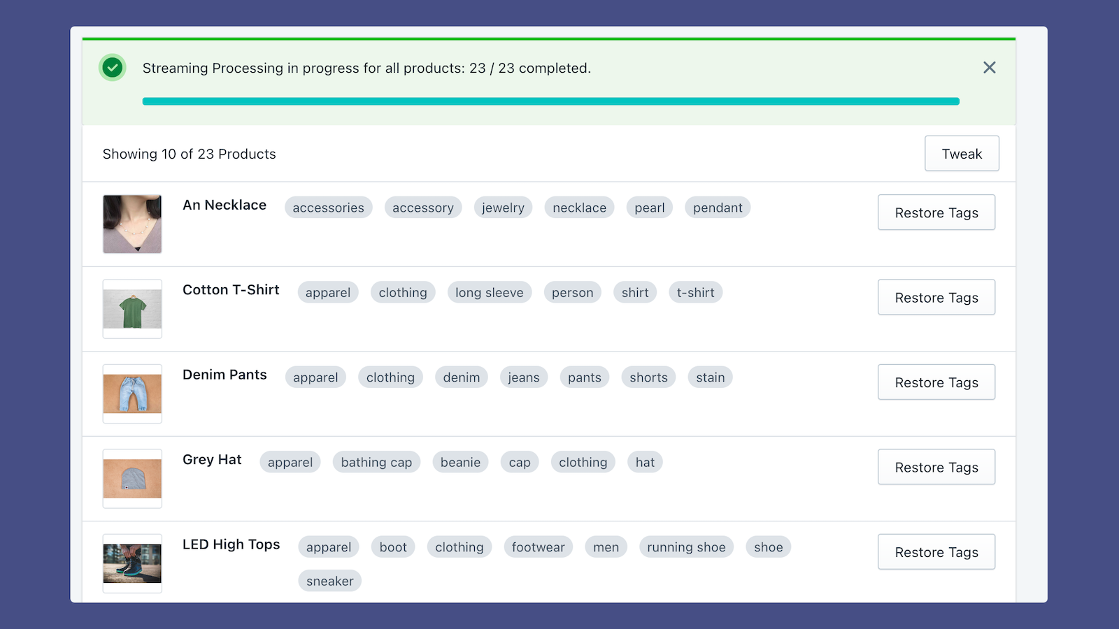 One-click Stream Processing
