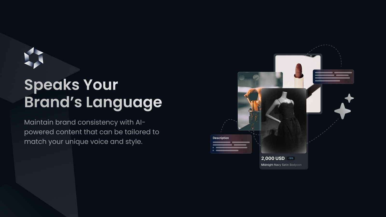 Maintain consistency with AI content that tailored to your store