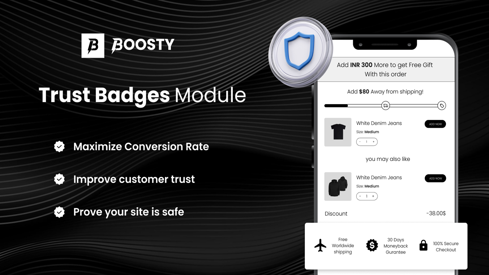 Boosty Cart Drawer Cart Upsell