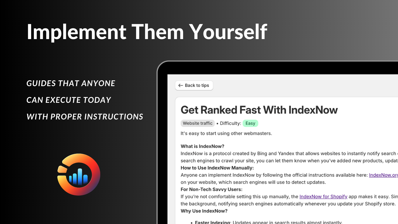 details about each idea