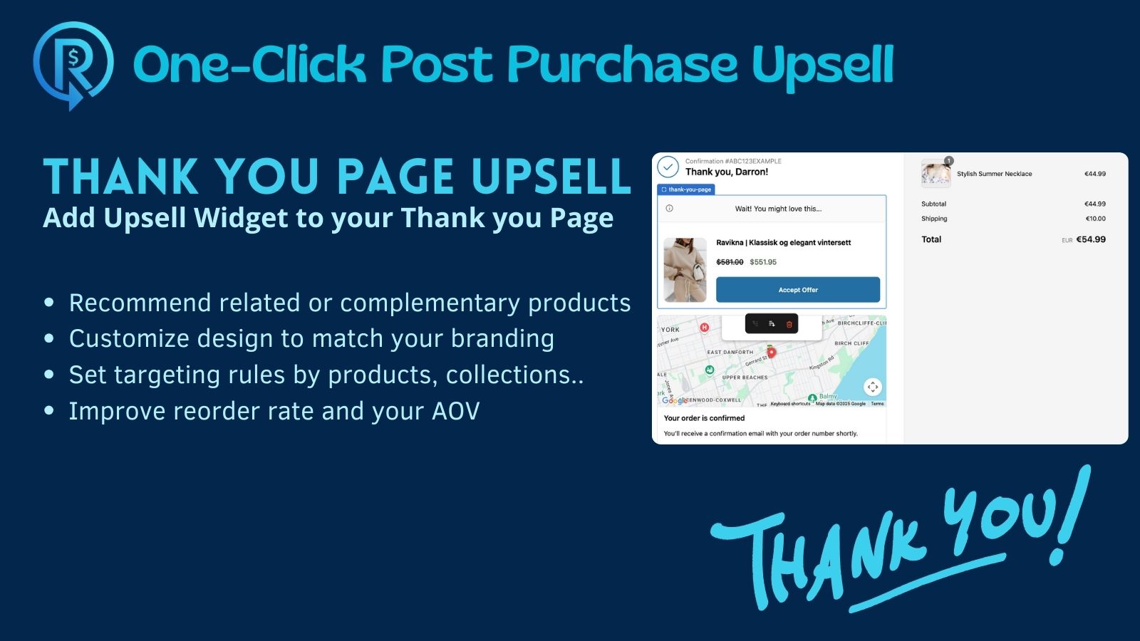 thank you page upsell