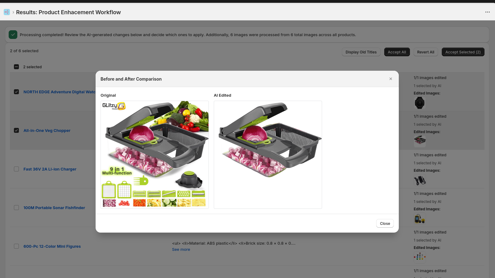 Excellent image processing quality