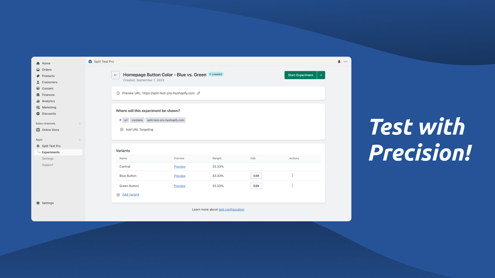 Test with precision using Split Test Pro analytics