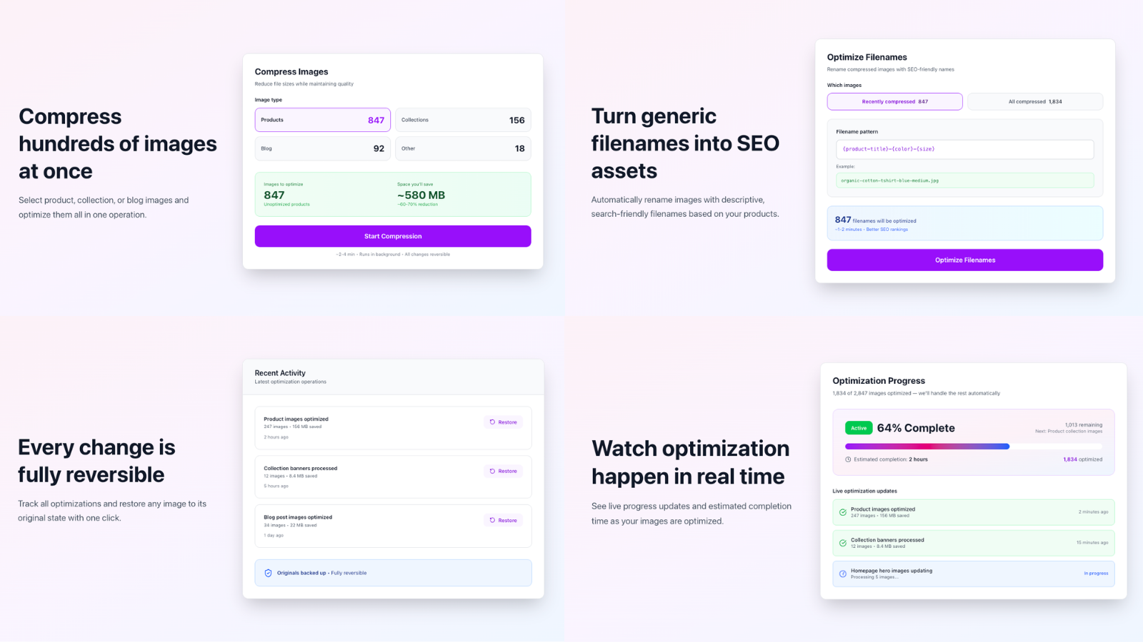 Image boost features group