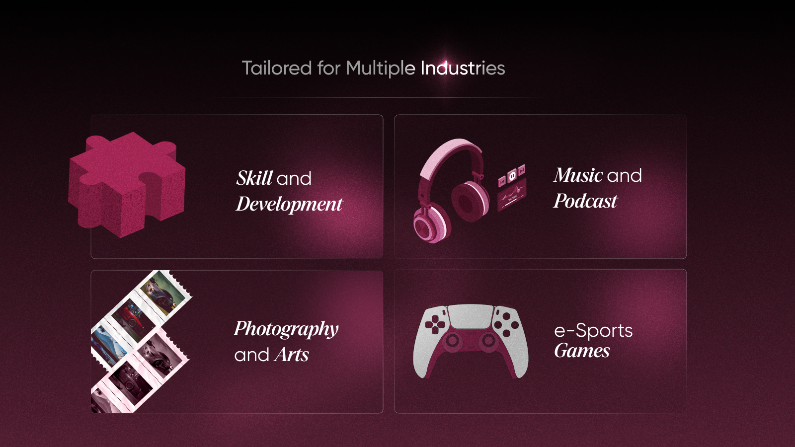 Use in Multiple industries