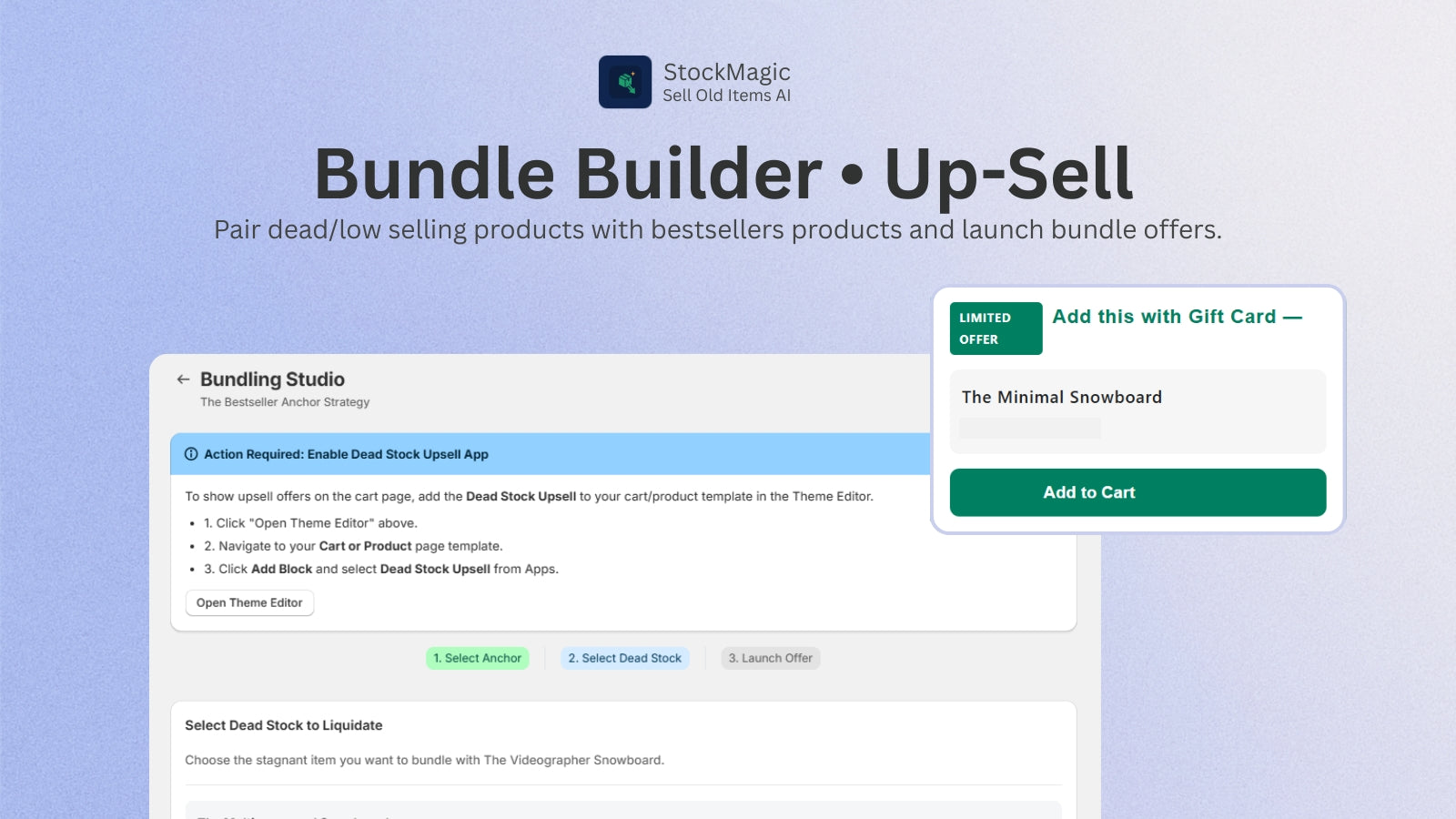 Bundling studio pairing dead stock with bestsellers