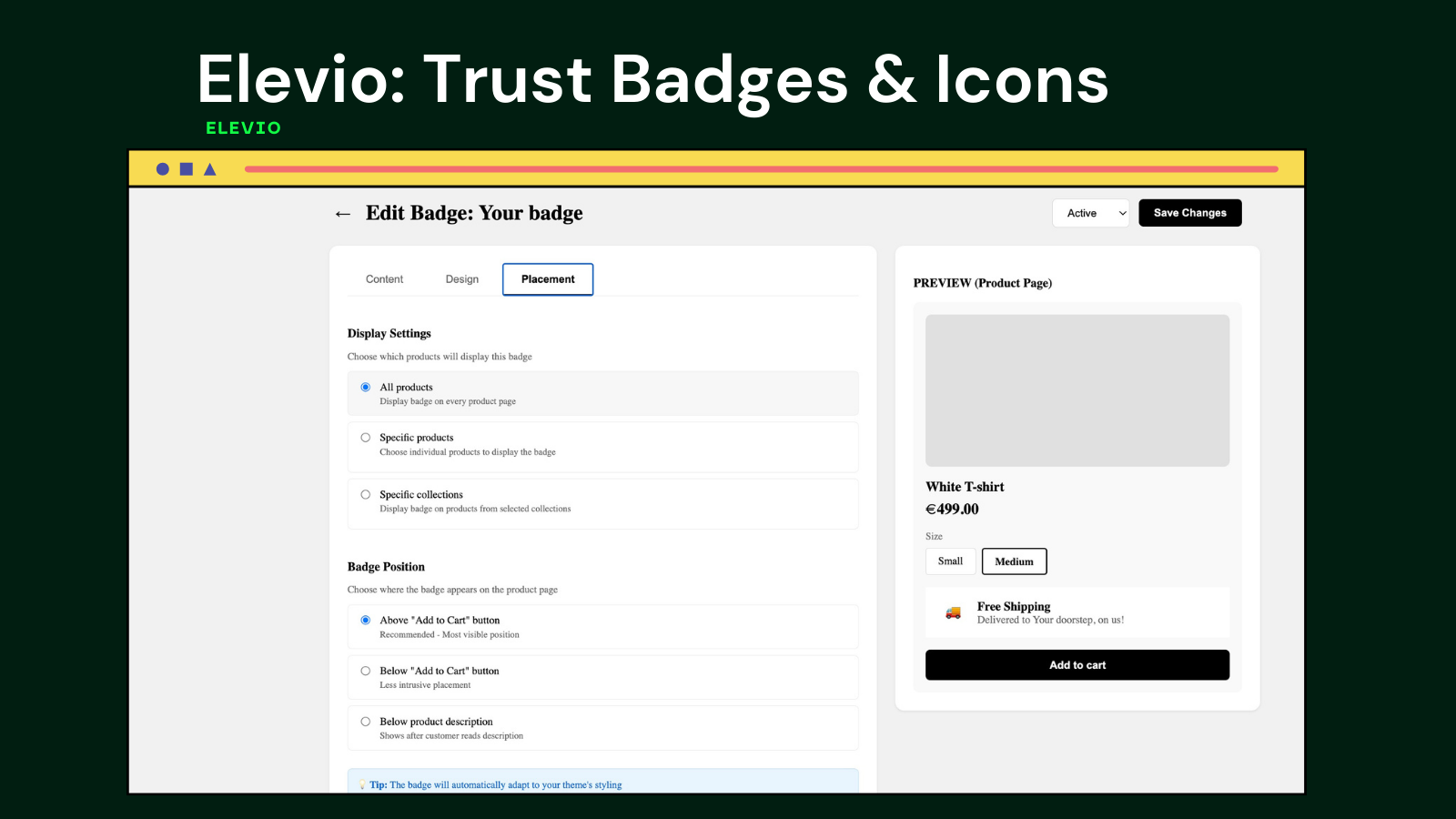 Elevio: Trust Badges & Icons