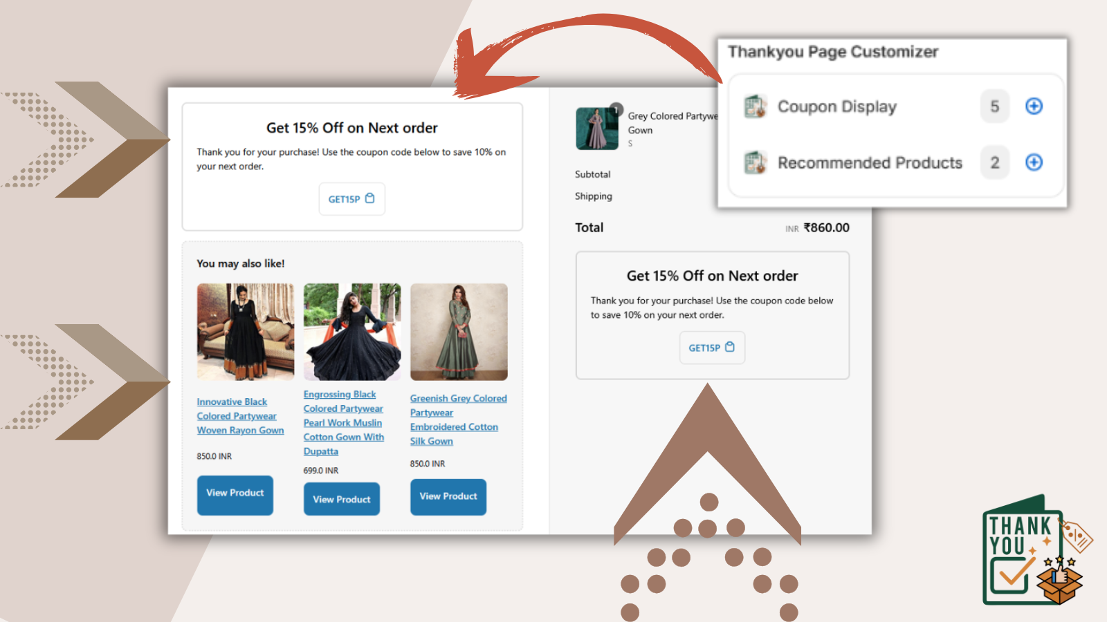 Easily Customize Thank You Page in Shopify Admin