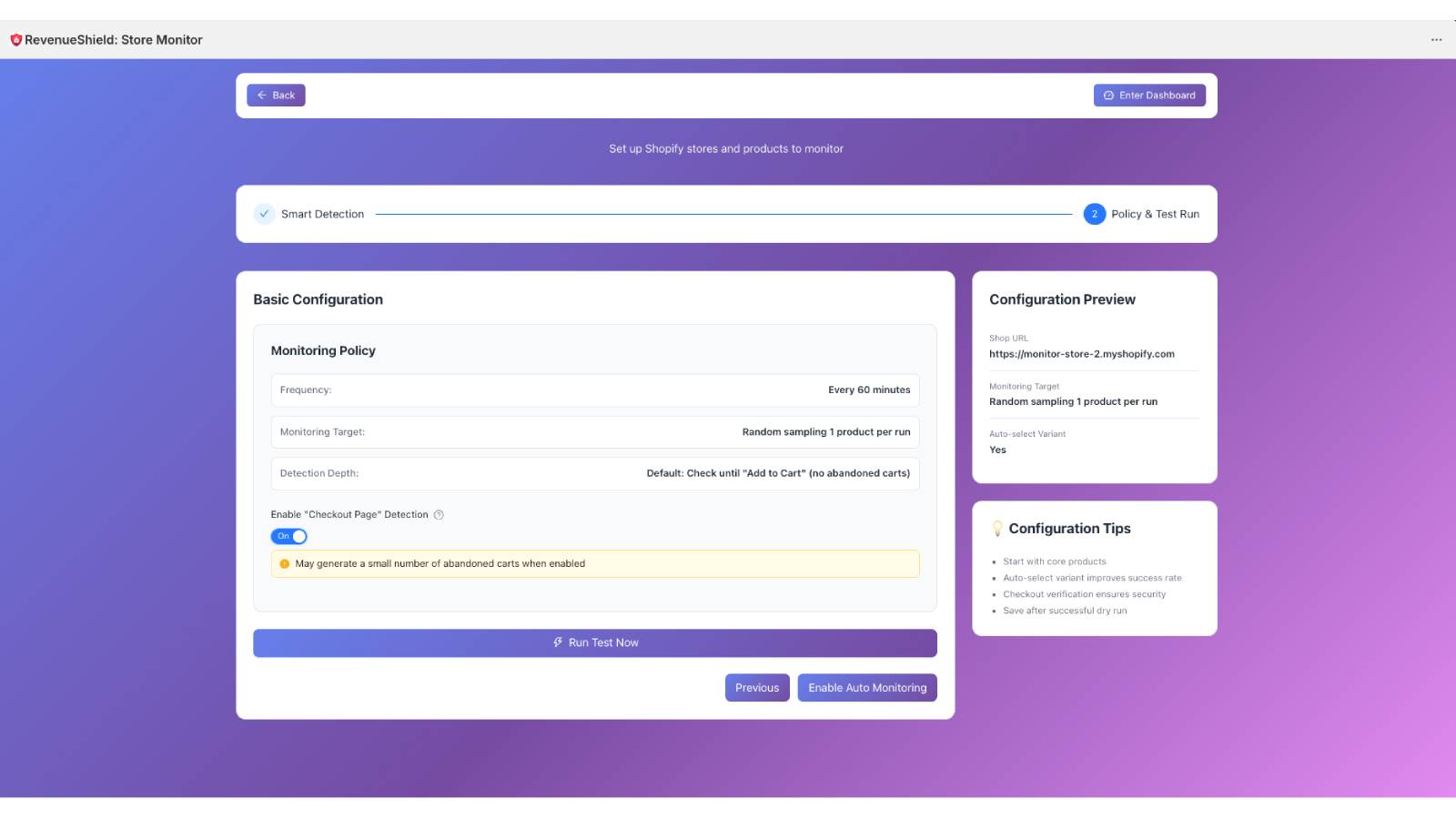 Task Config Panel Step2