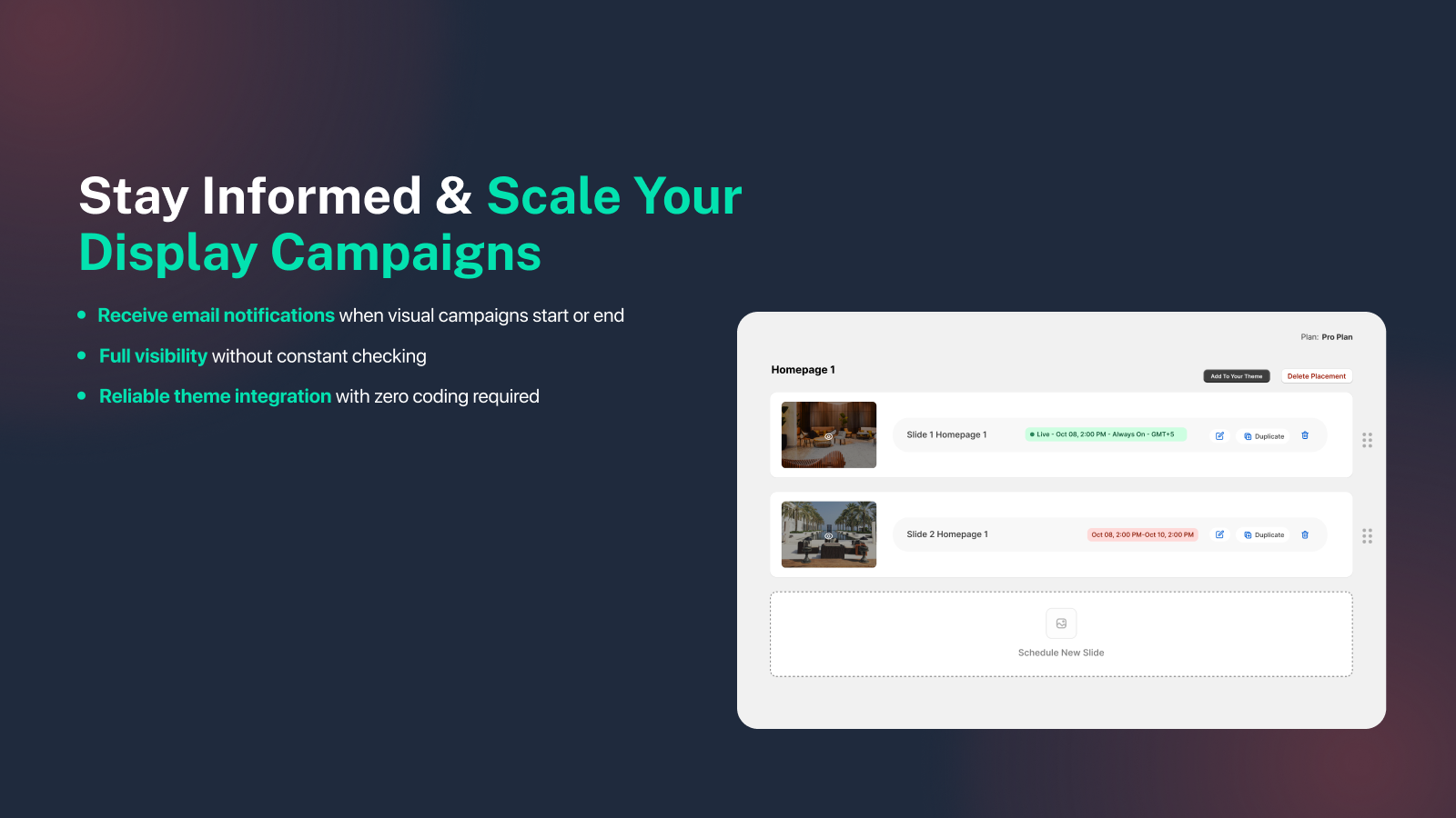 Scale your campaign 