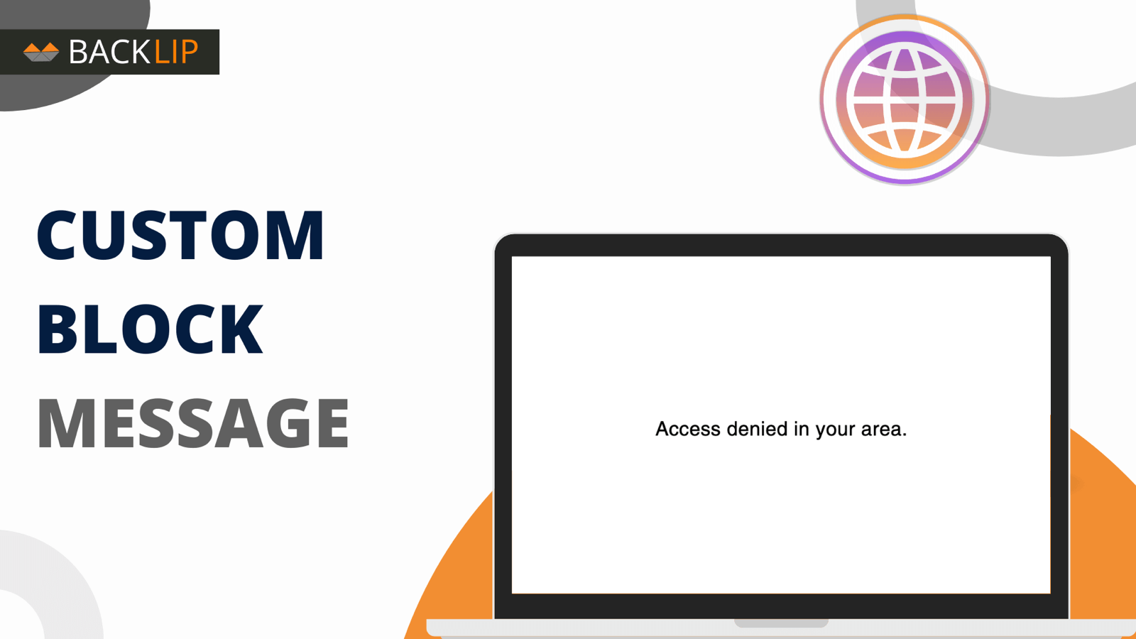 BL COUNTRY BLOCKER - CUSTOM MESSAGES