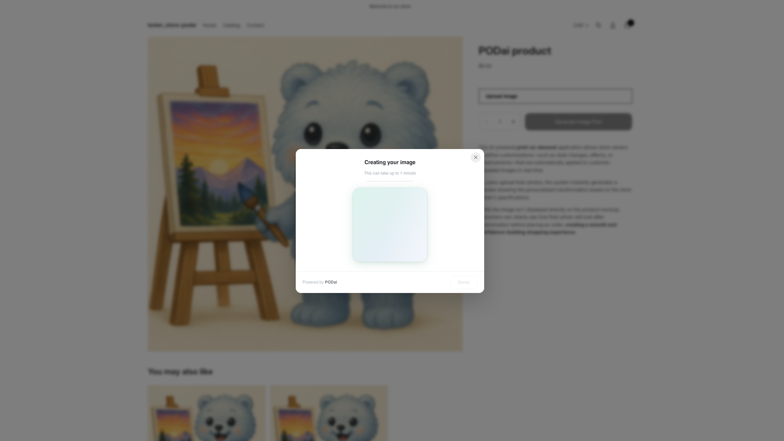 Storefront generation