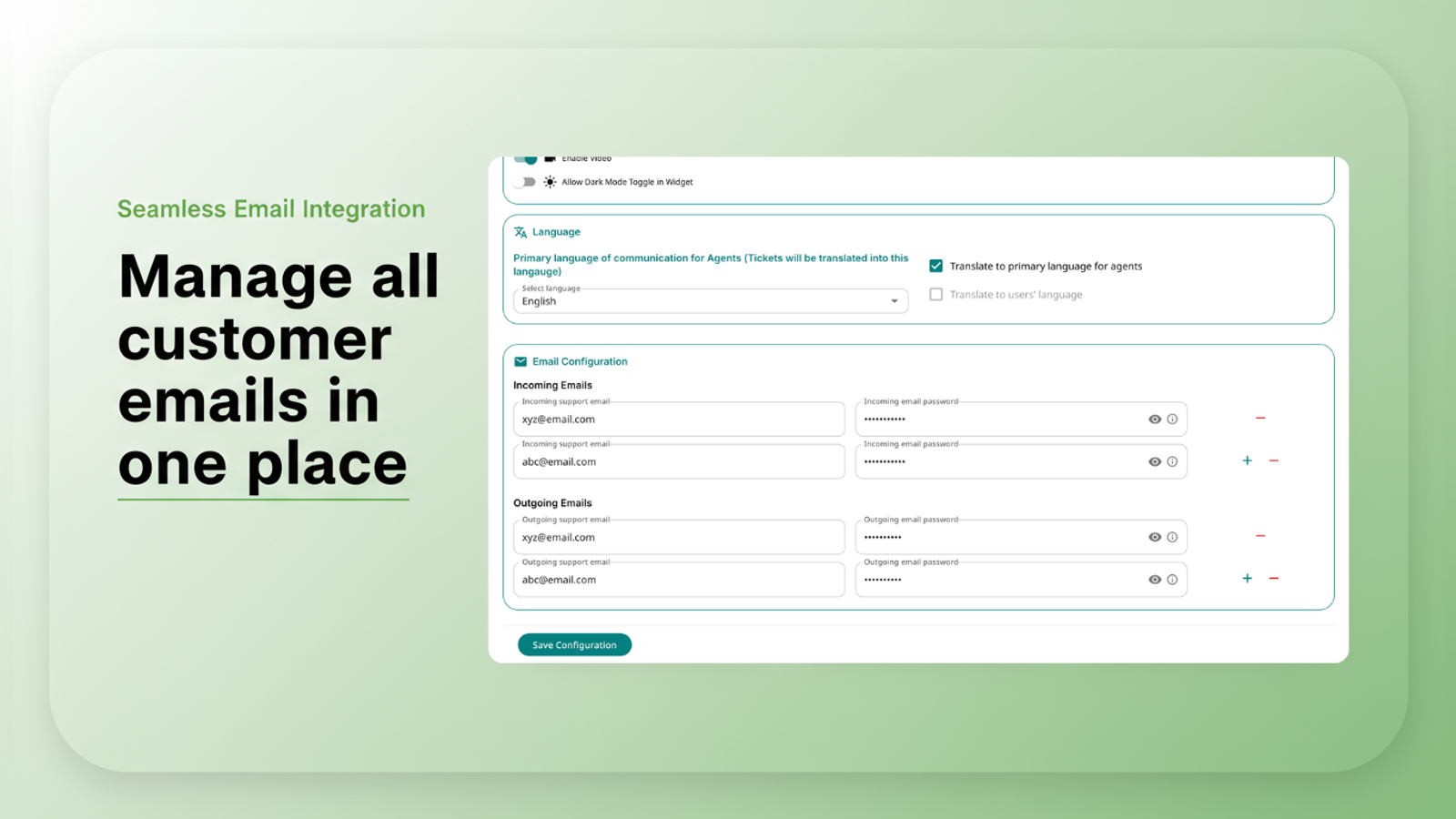 Seamless Email Integration