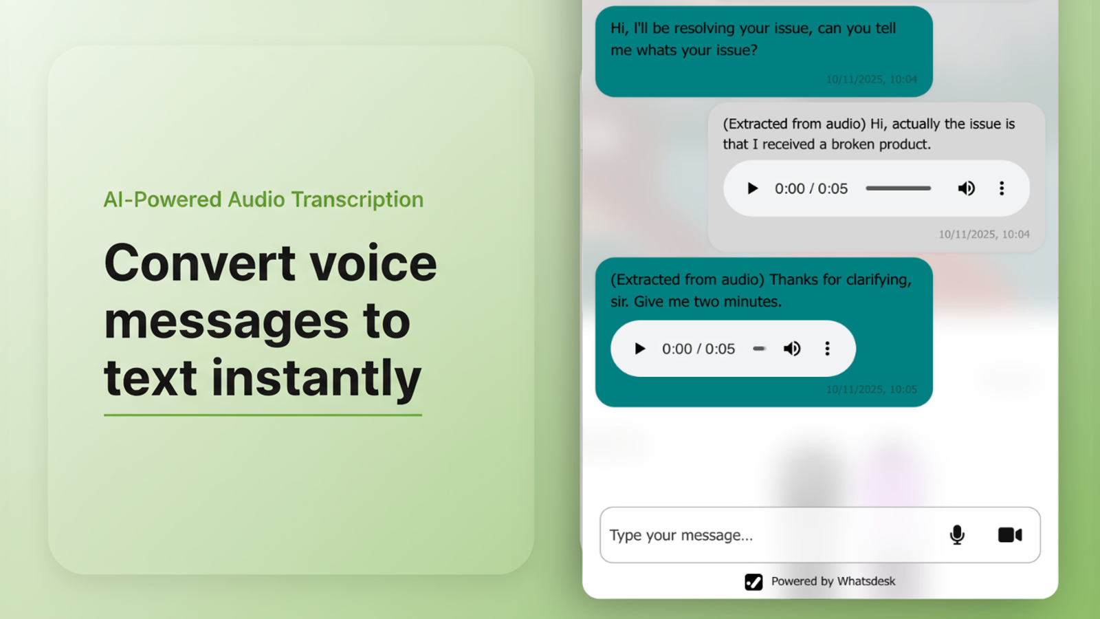 AI-Powered Audio Transcription