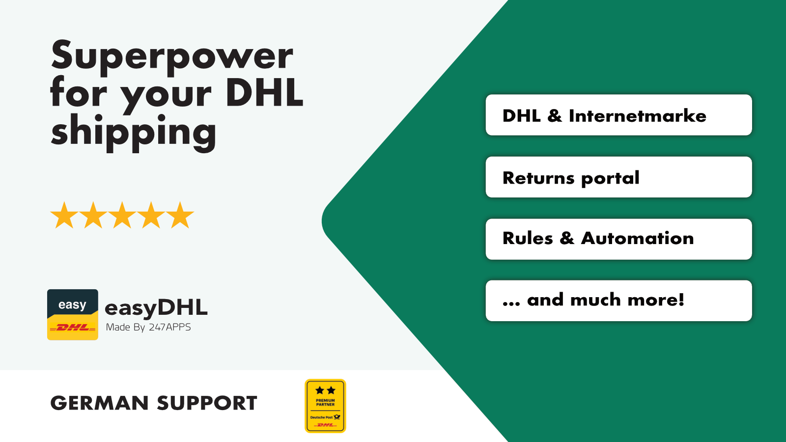 Superpower for your Shipping with DHL