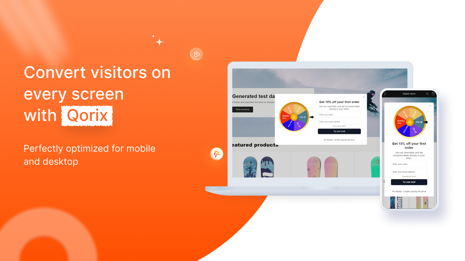 Smart Popups & Analytics from Qorix.