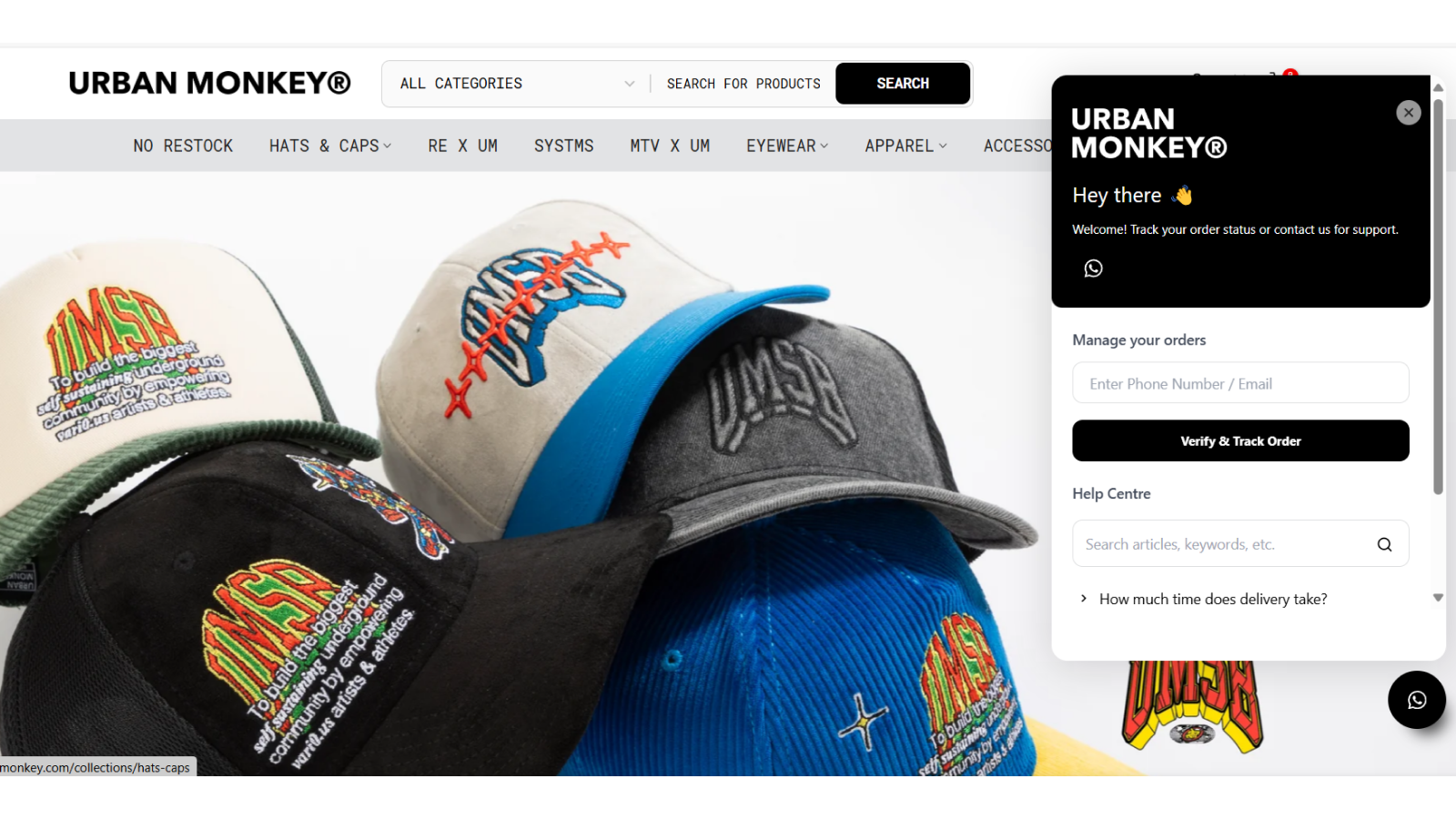 Light-weight widget, no redirection required 