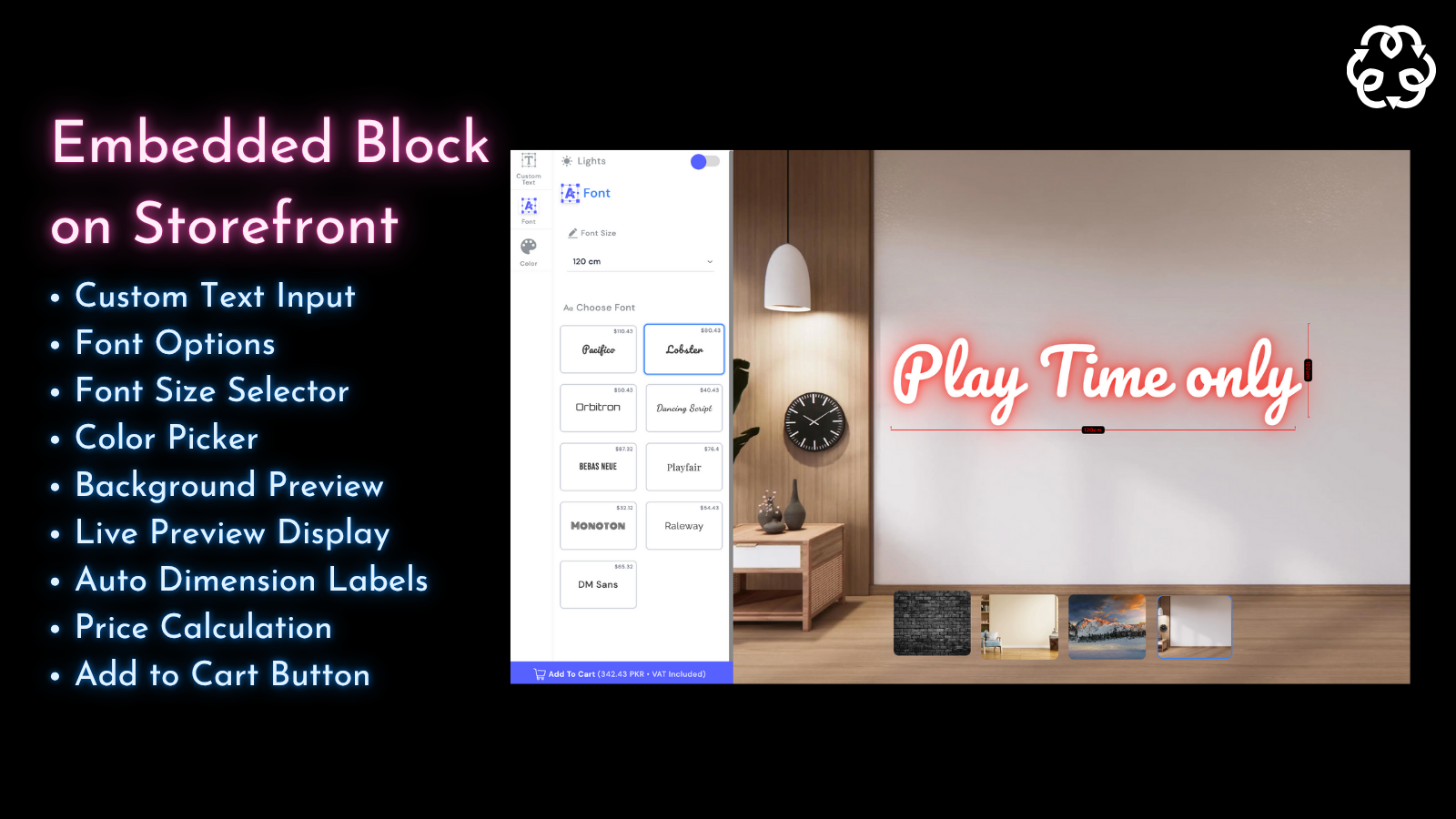 Storefront Embedded Block