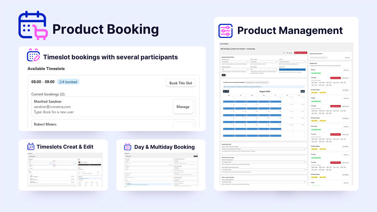 Product Booking