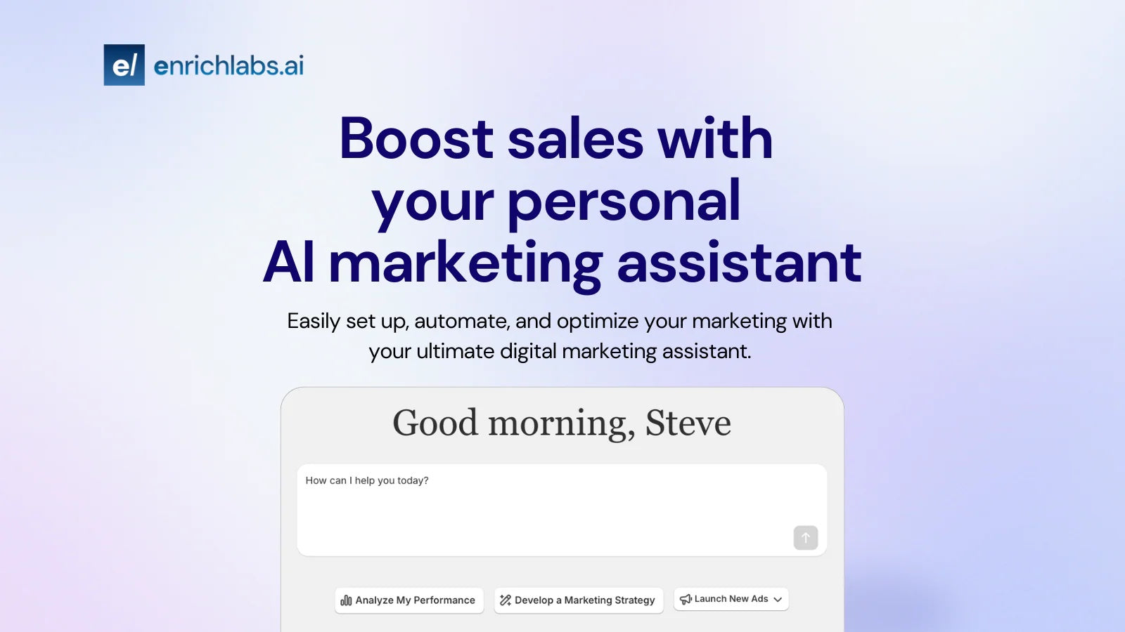 Boost sales with your personal ai marketing agent ads seo email