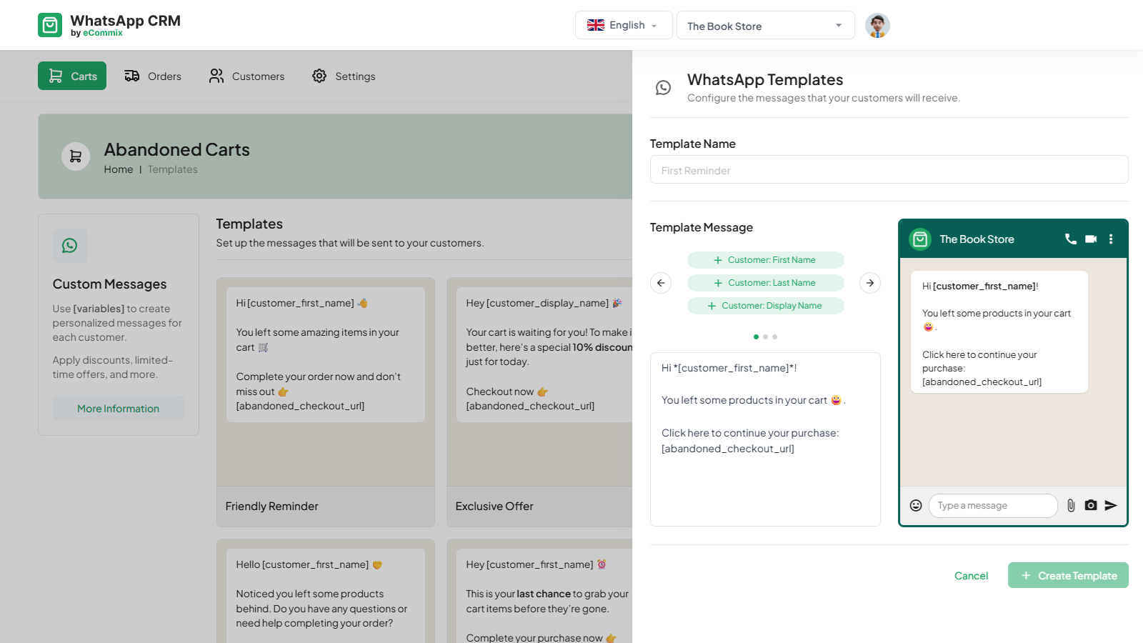 Create your own templates