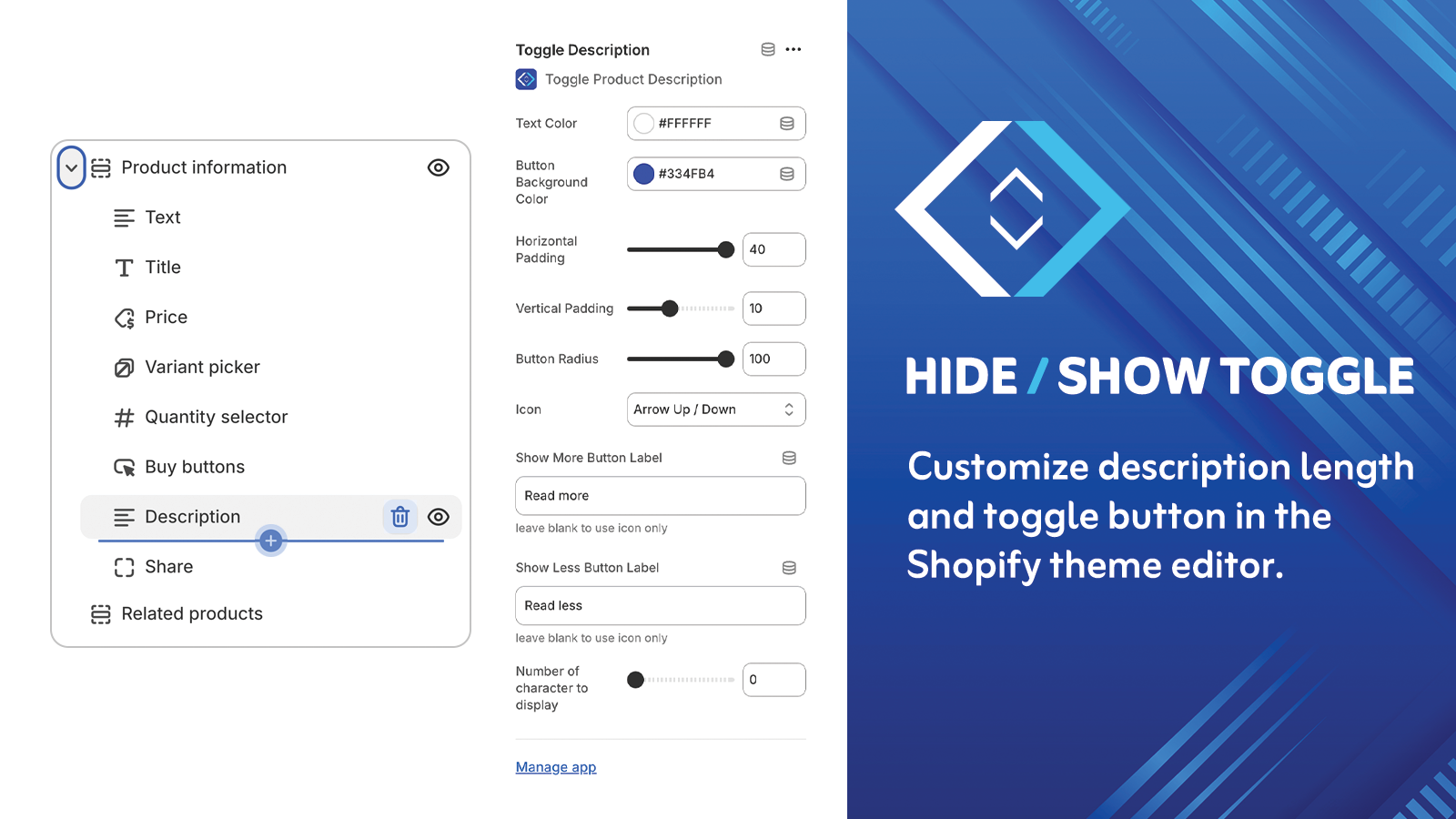 Customize widget in Shopify Theme Editor