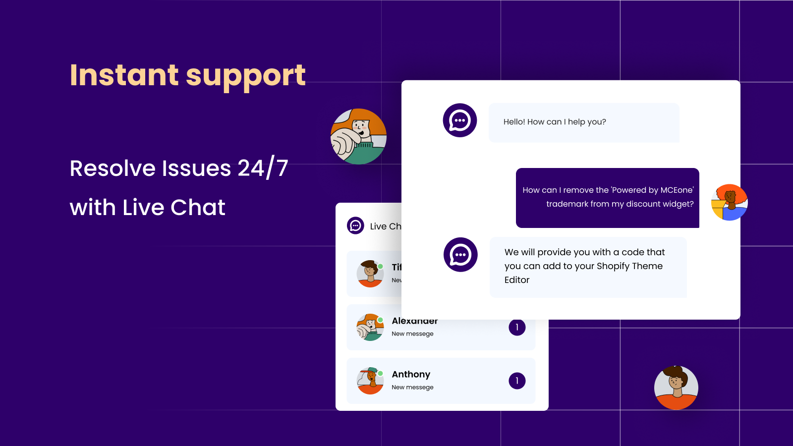 Quantity Discounts - 24/7 Live chat support