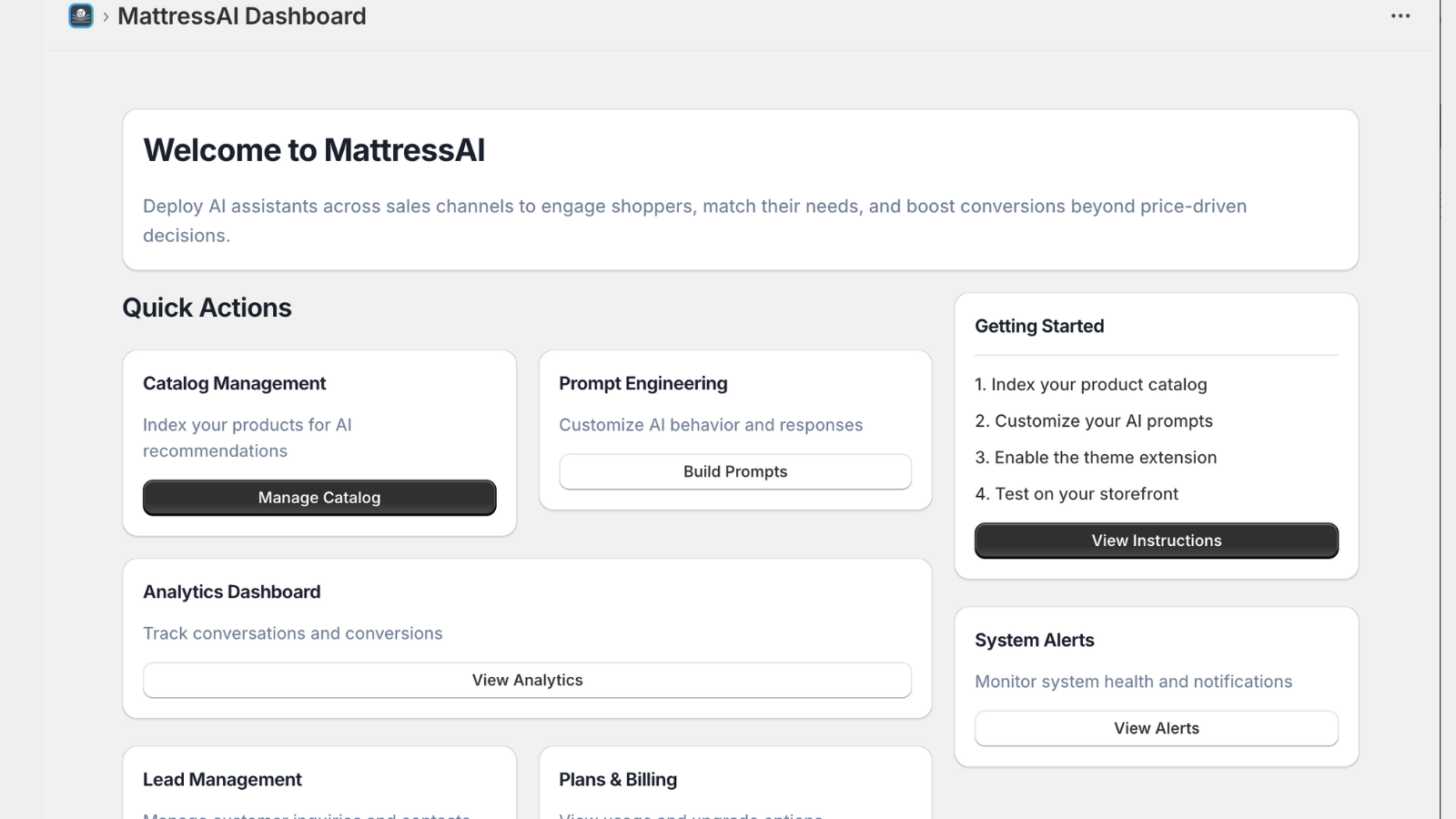 Fully customize the look and feel of your MattressAI widget