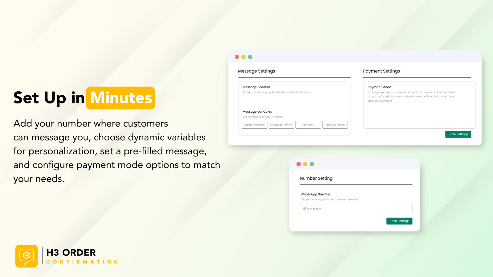 Whatsapp Order Confirmation Integartion