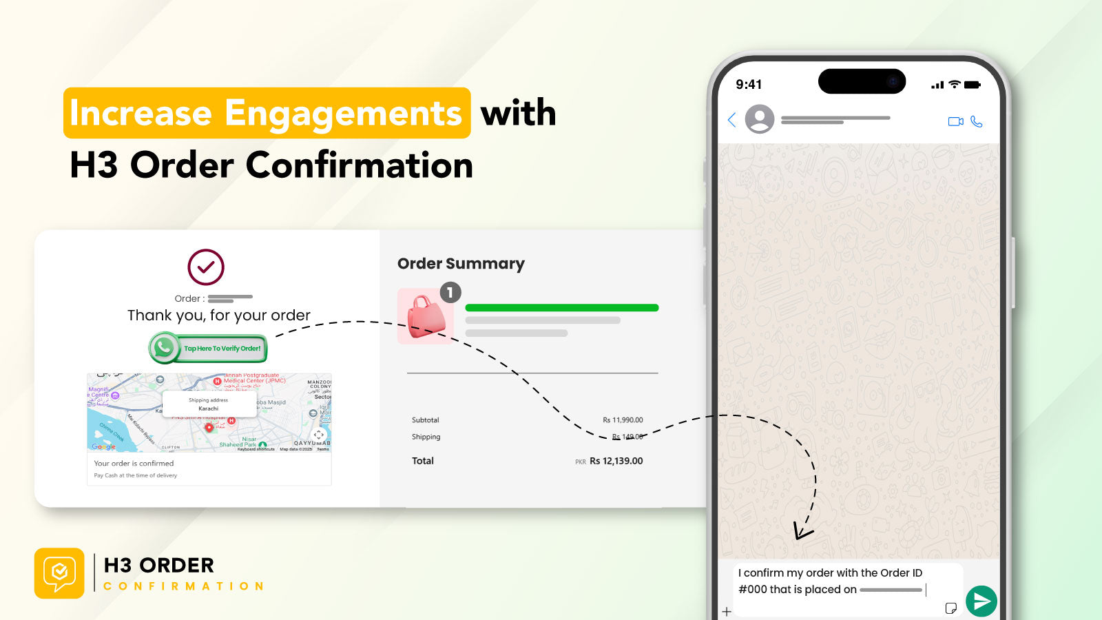 Whatsapp Order Confirmation via Customer
