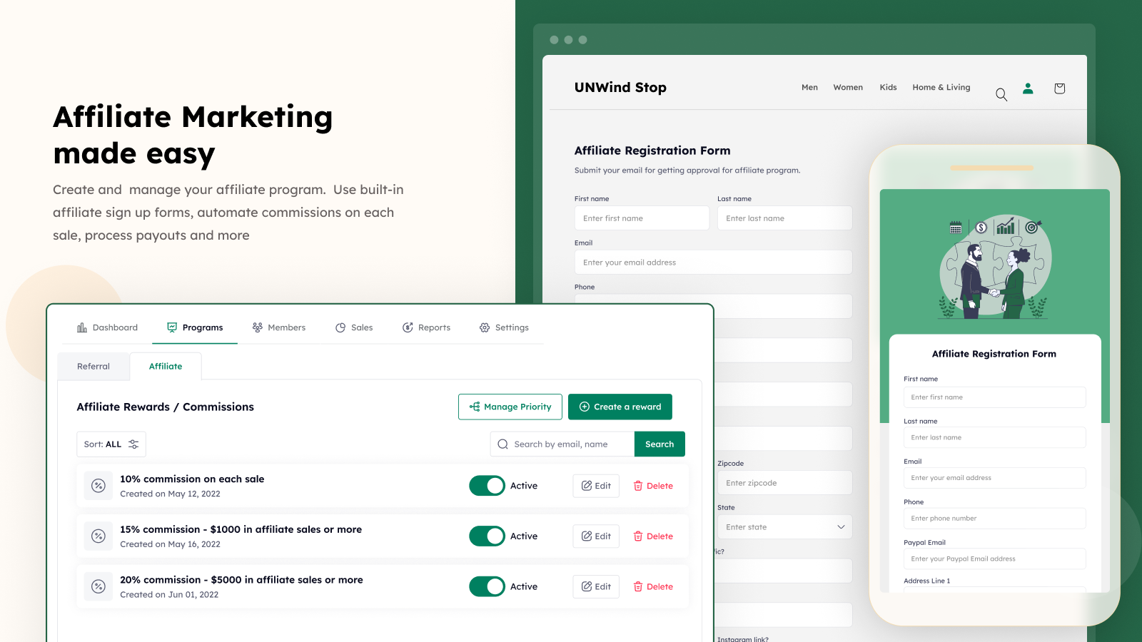 Create an affiliate program in Shopify