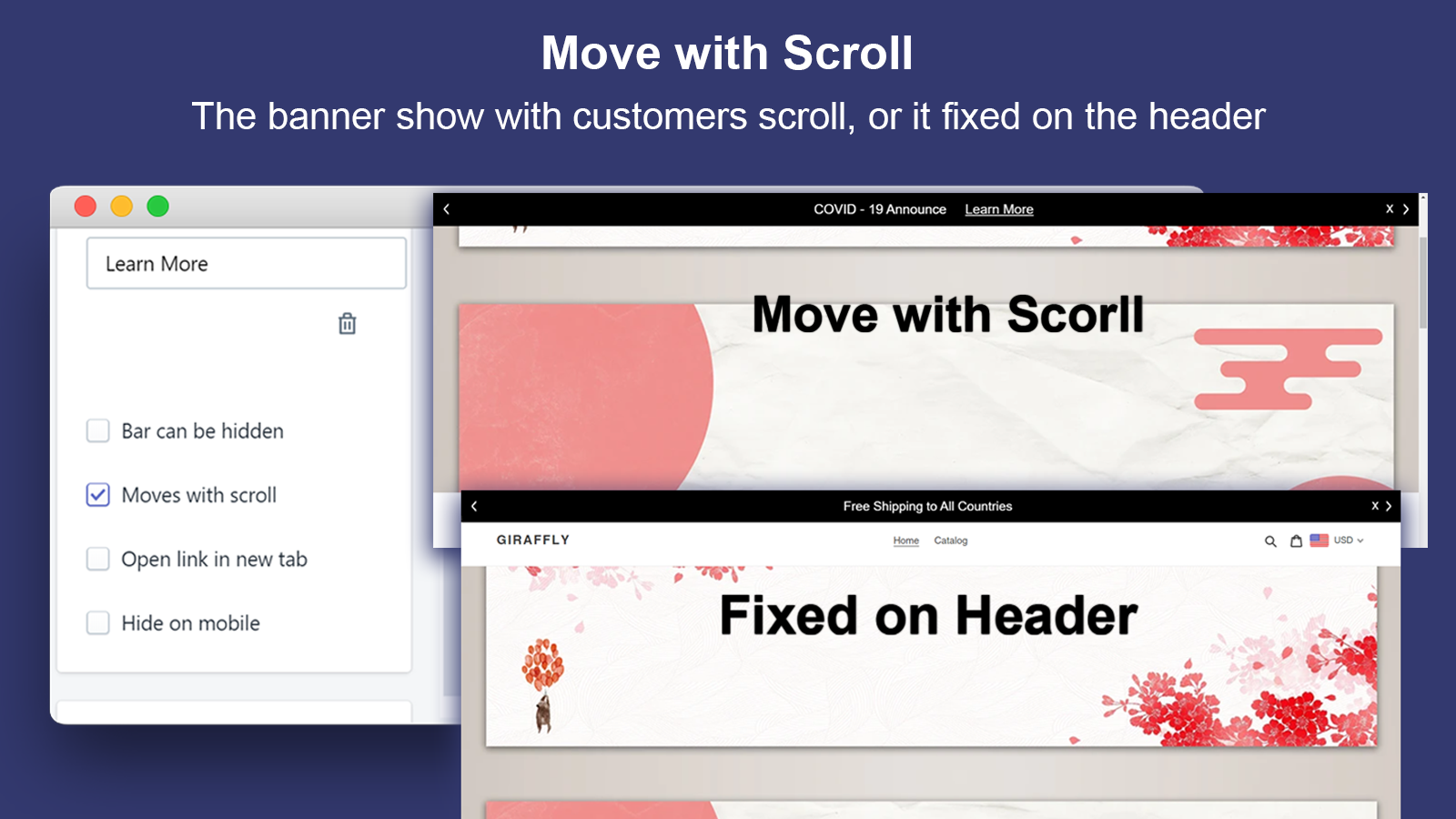 Move with Scroll_Announcement Bar&amp;GDPR Consent
