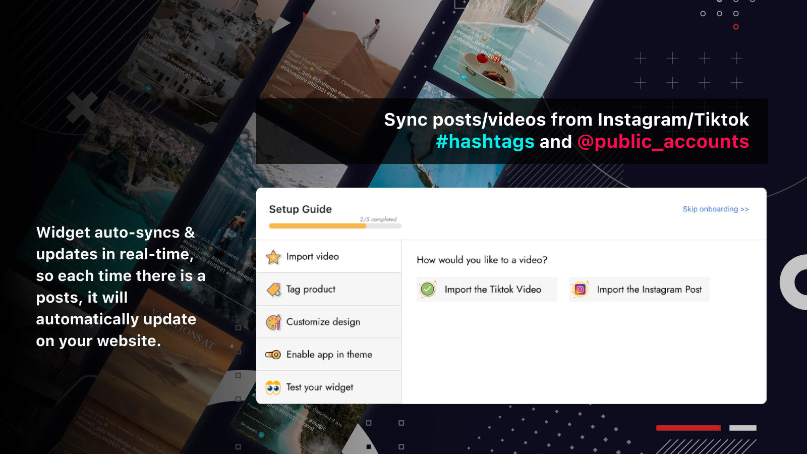 Tiktok Feed ‑ instagramm Feed for Shopify Store.
