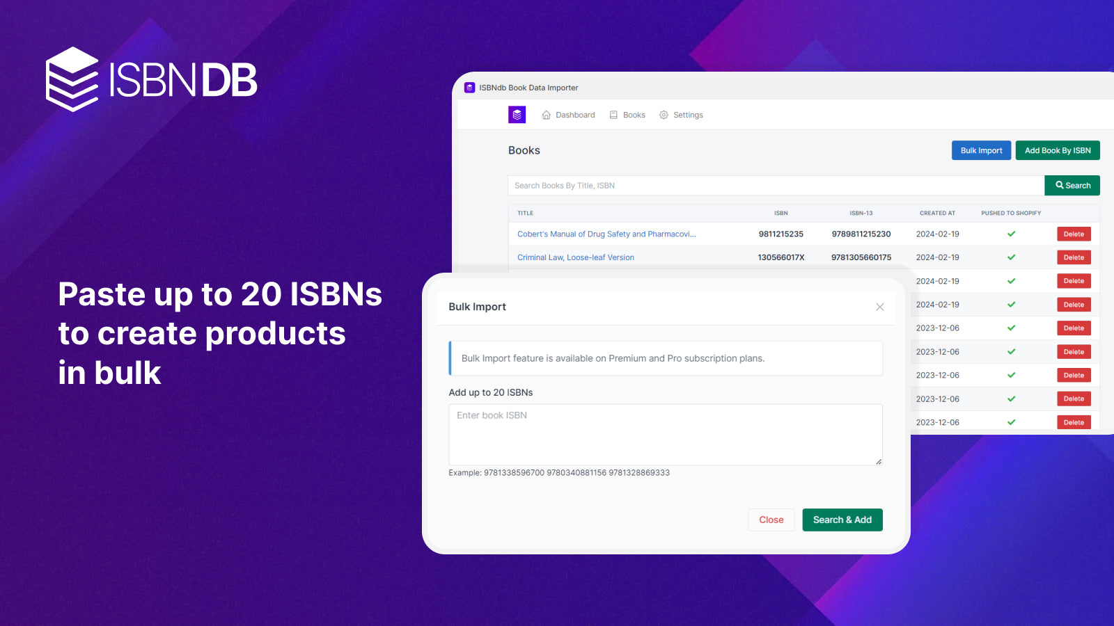 ISBNdb Book Data Importer - Create Book Products in Bulk