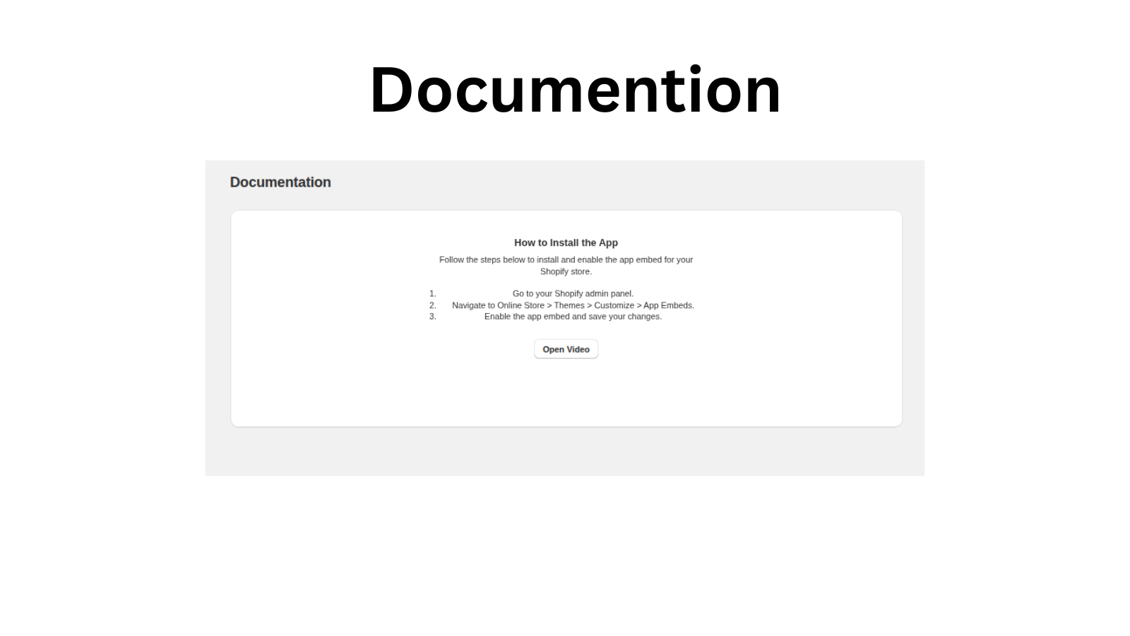 Documention
