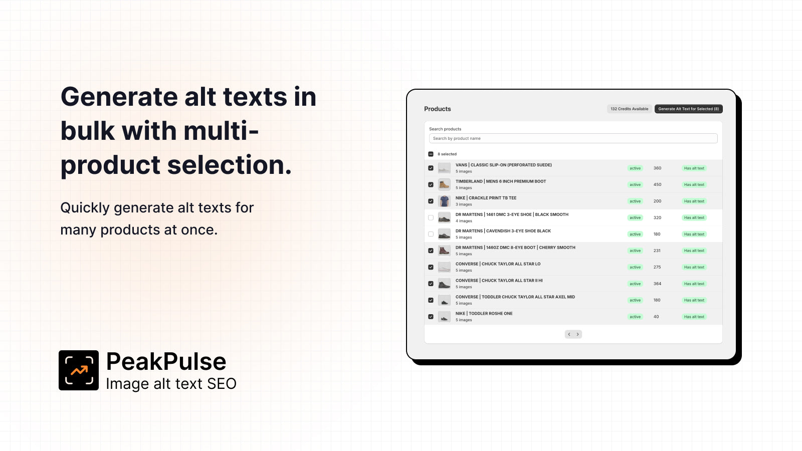 Update alt text in bulk