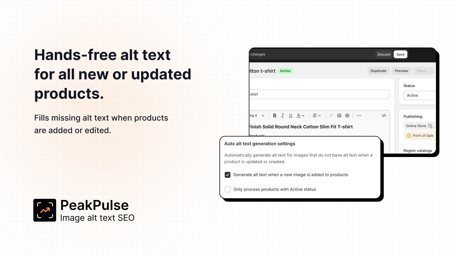 Auto-update alt text when product images are created or edited