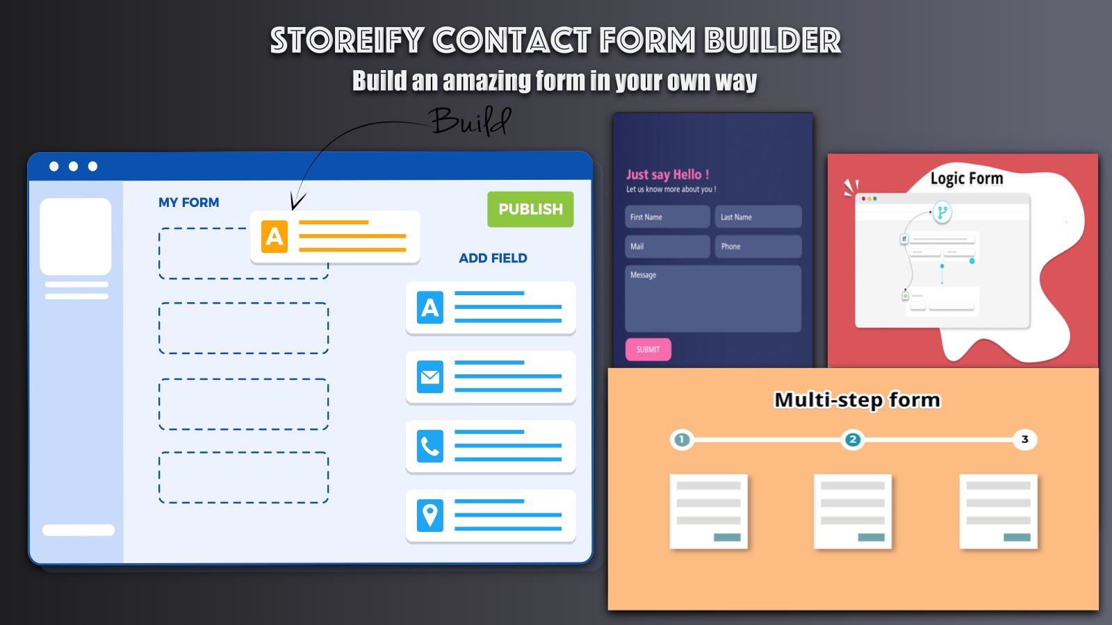 Storeify Contact Form builder