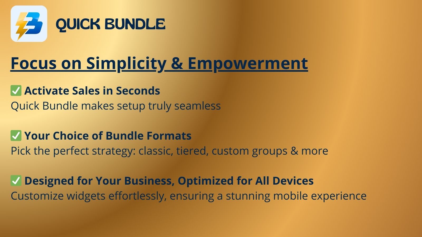 bundle quantity break