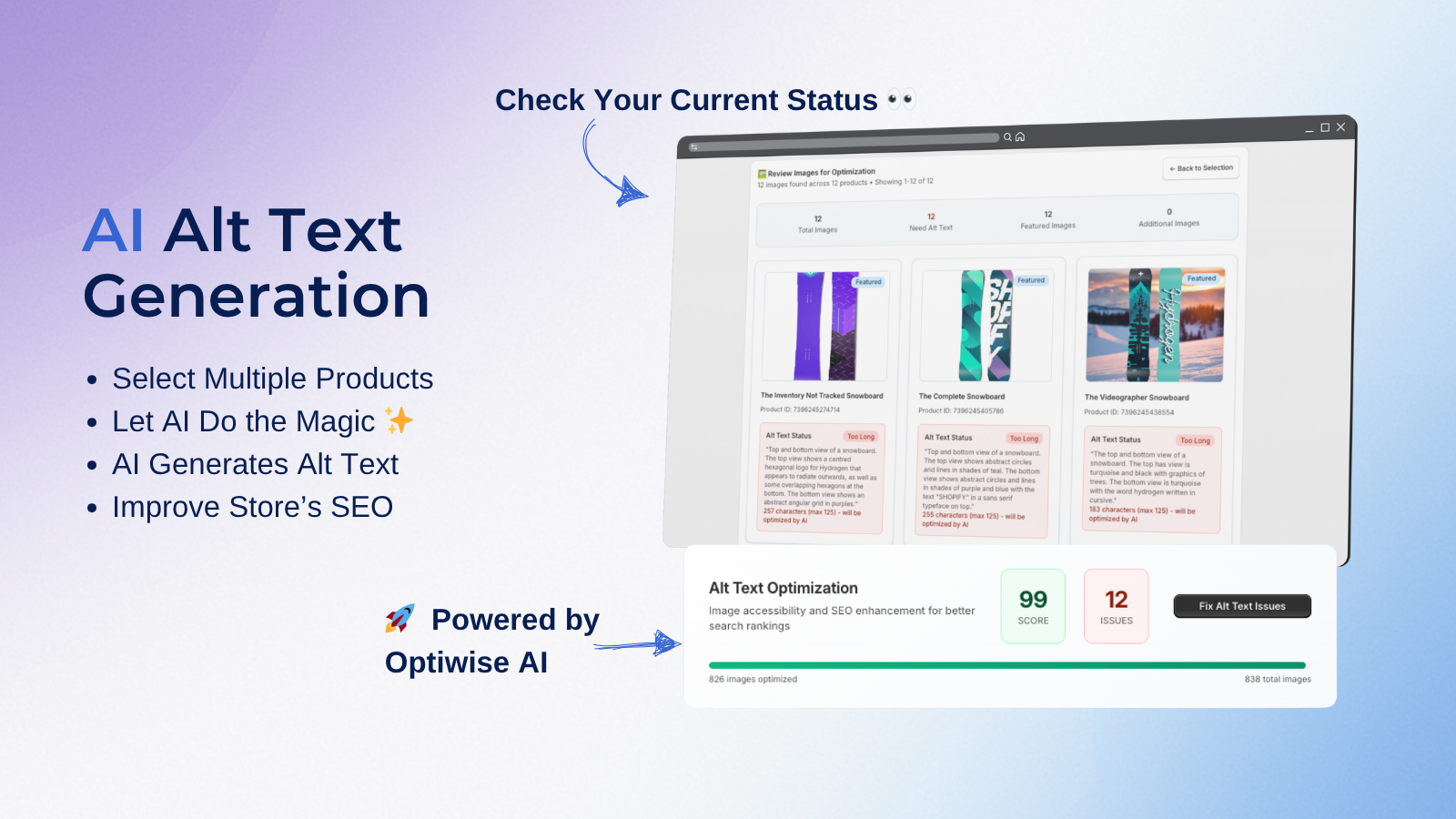 AI alt text generation