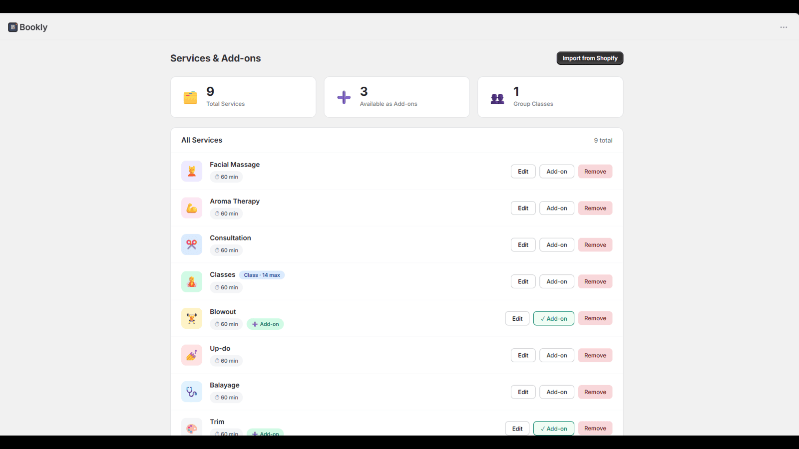 Services Setup