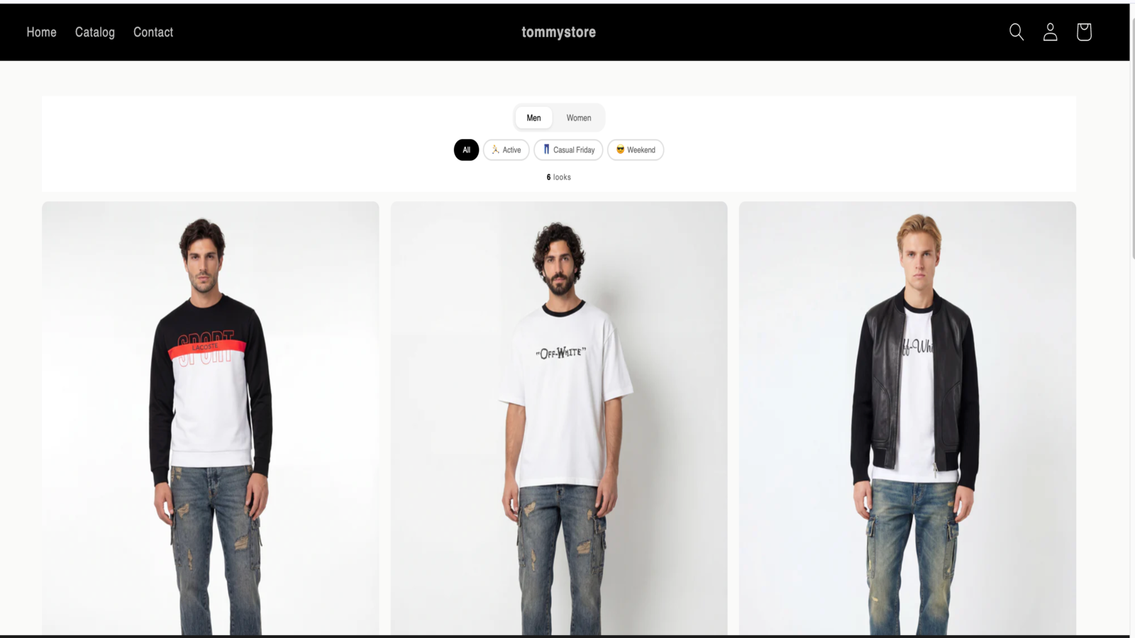 outfit dedicated page