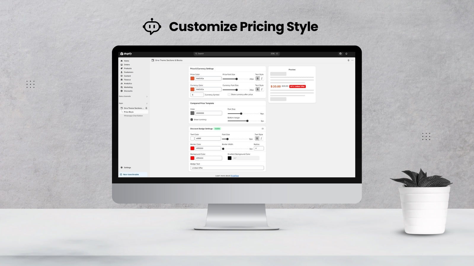 Styled Pricing