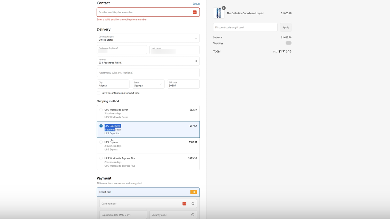 See Enabled Options at Checkout