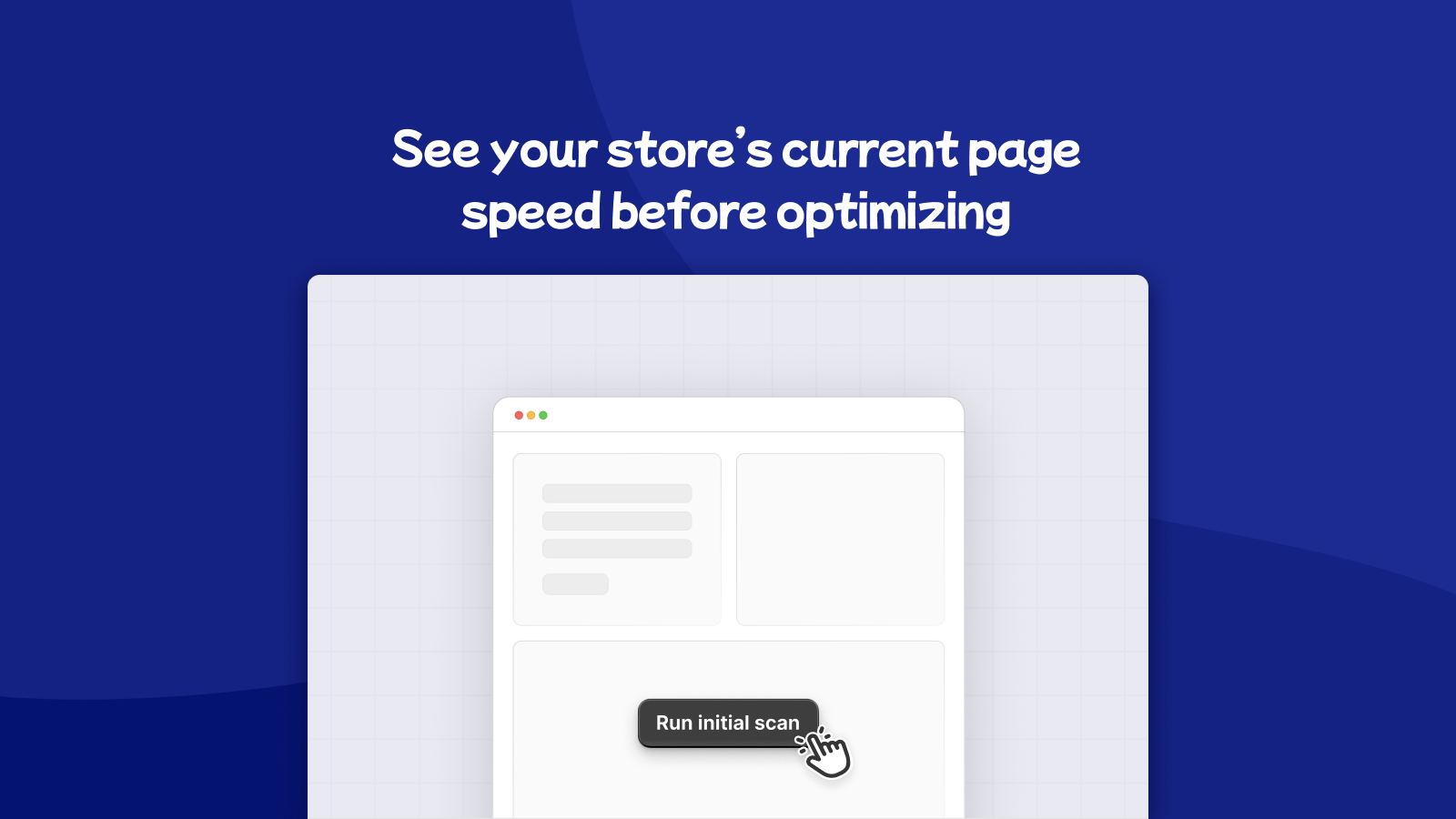 See your store’s current page speed before optimizing