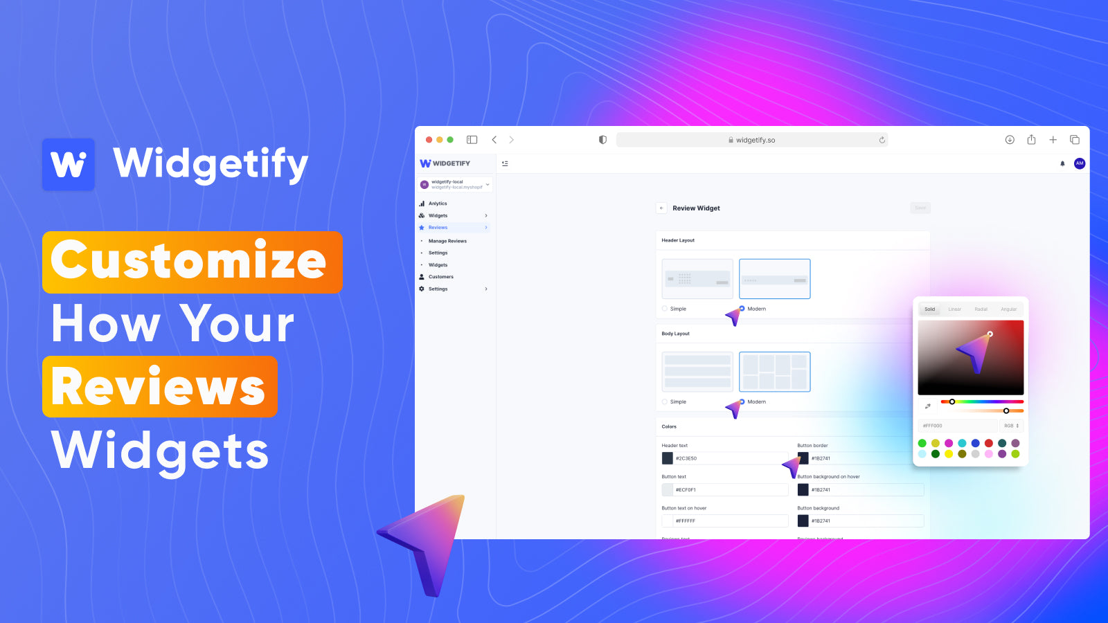 ui pop-ups editor to build and publish pop-ups, banners,