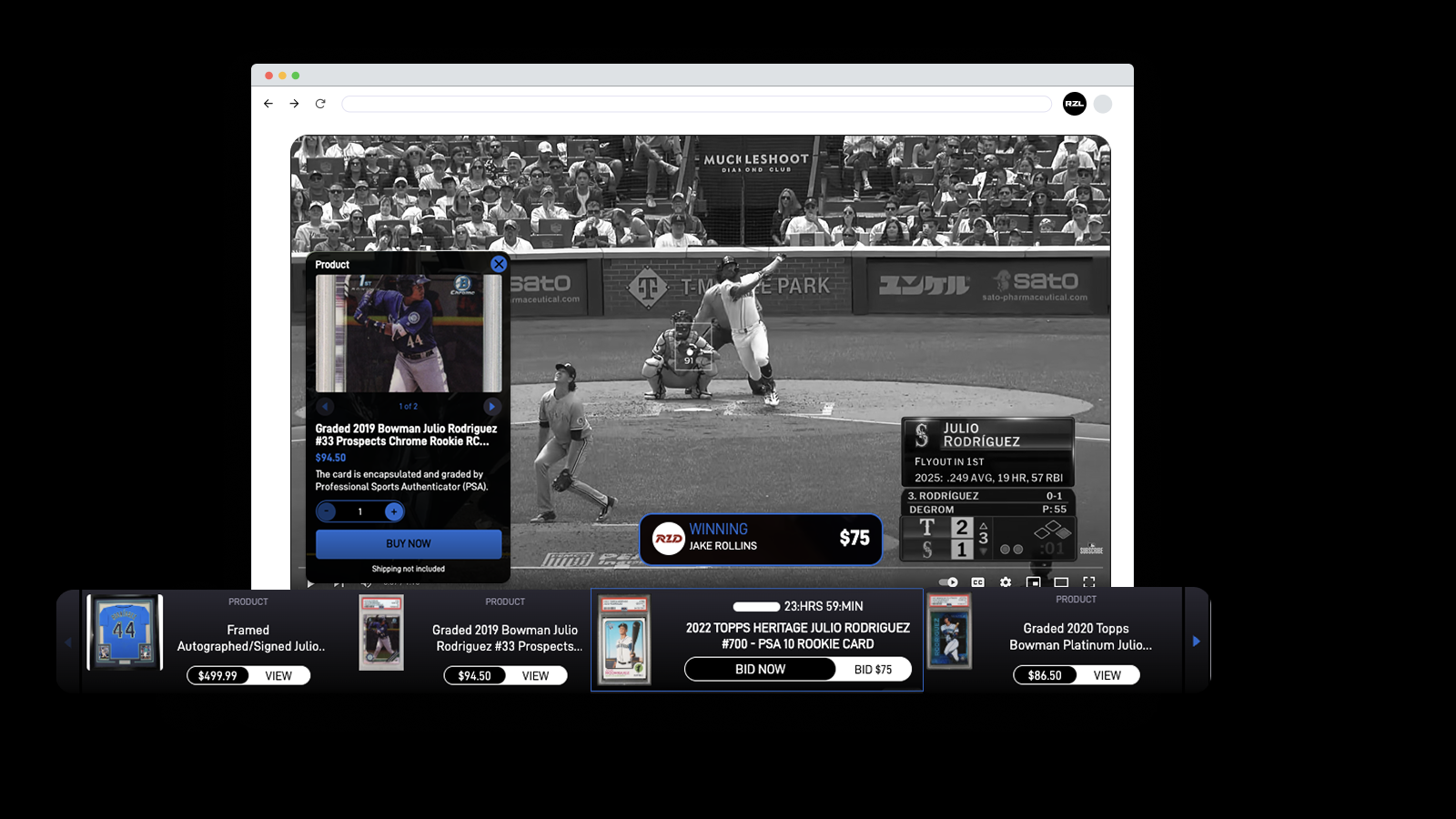 Publish store listings to your YouTube and Twitch video streams