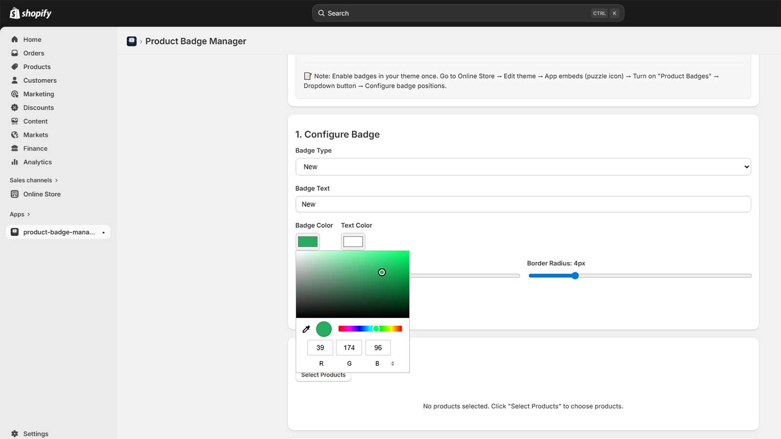 full customize badge design